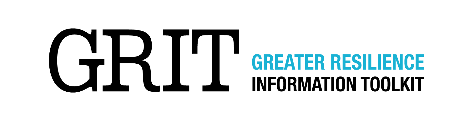 GRIT Logo horizontal black and blue