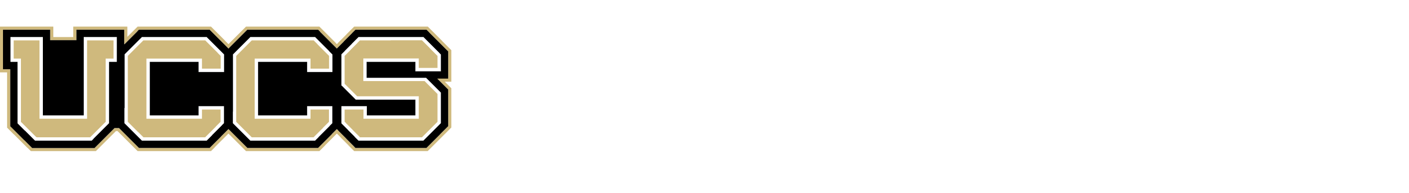 UCCS Logo in White